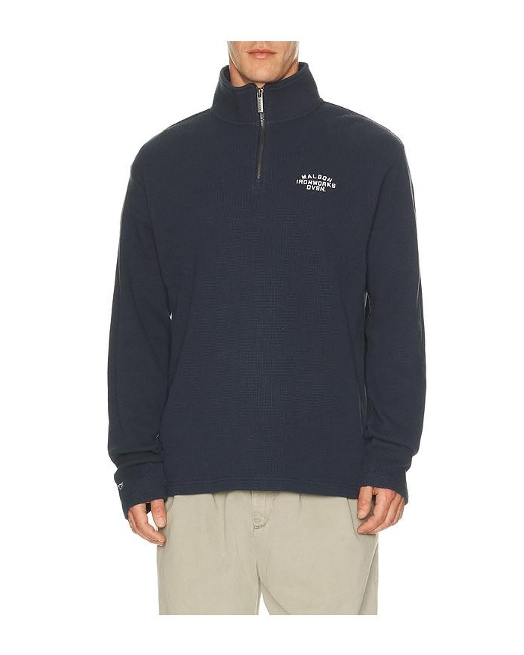Malbon Blue Flyer Ironworks Mid Layer Shirt for men