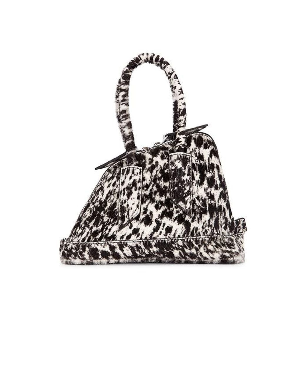 The Attico Black Sant Ambroeus Mini Top Handle Bag