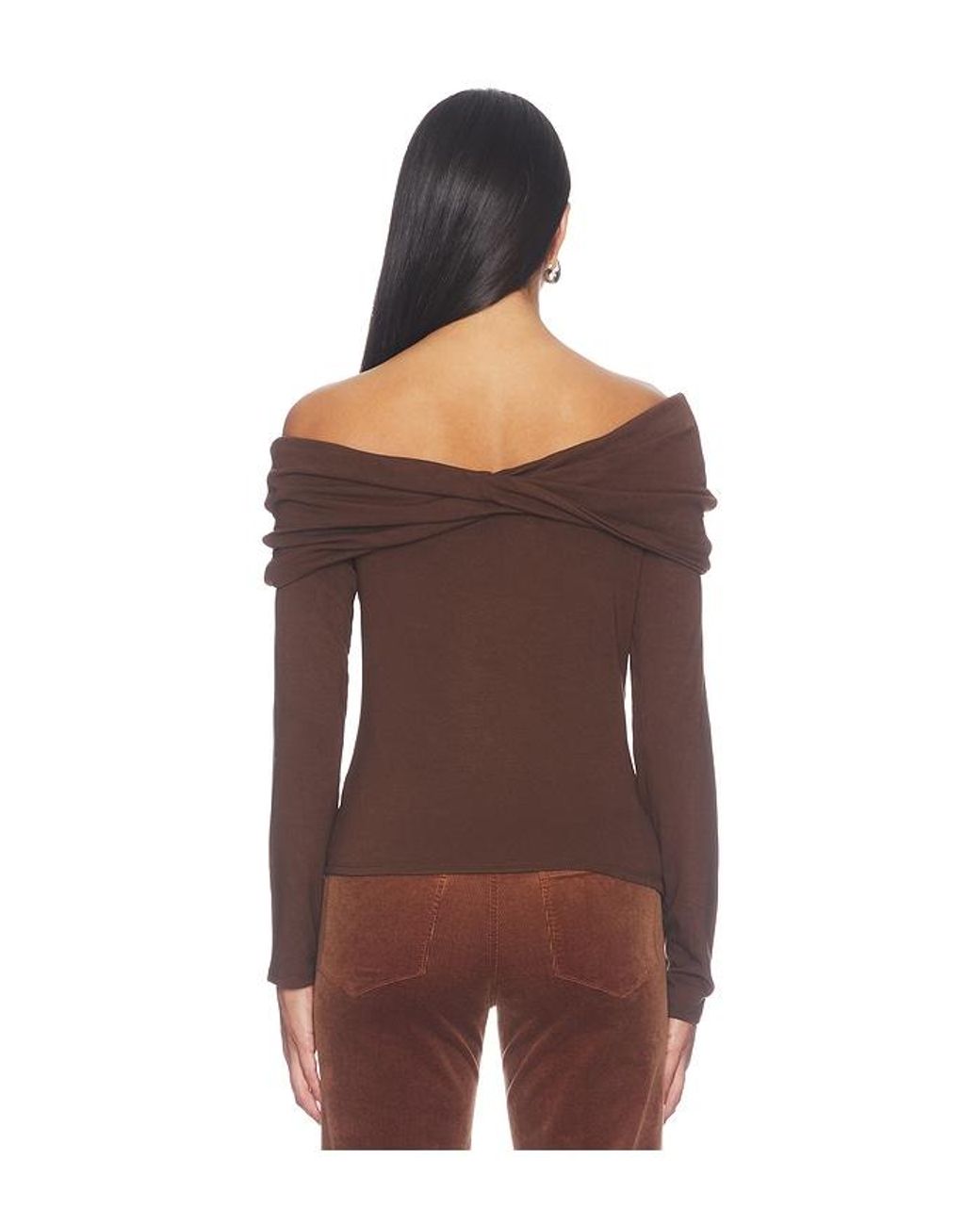 PAIGE Brown Aaliyah Top