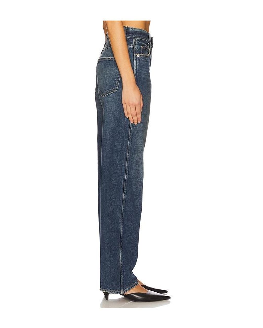 Amo Denim Blue Annette Straight Jeans