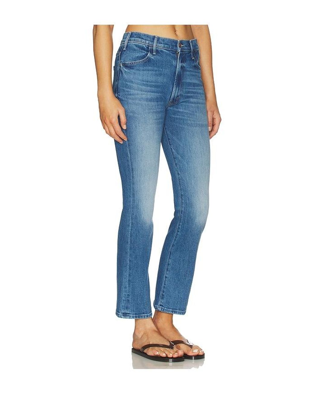Mother Blue The Hustler Flood Jeans