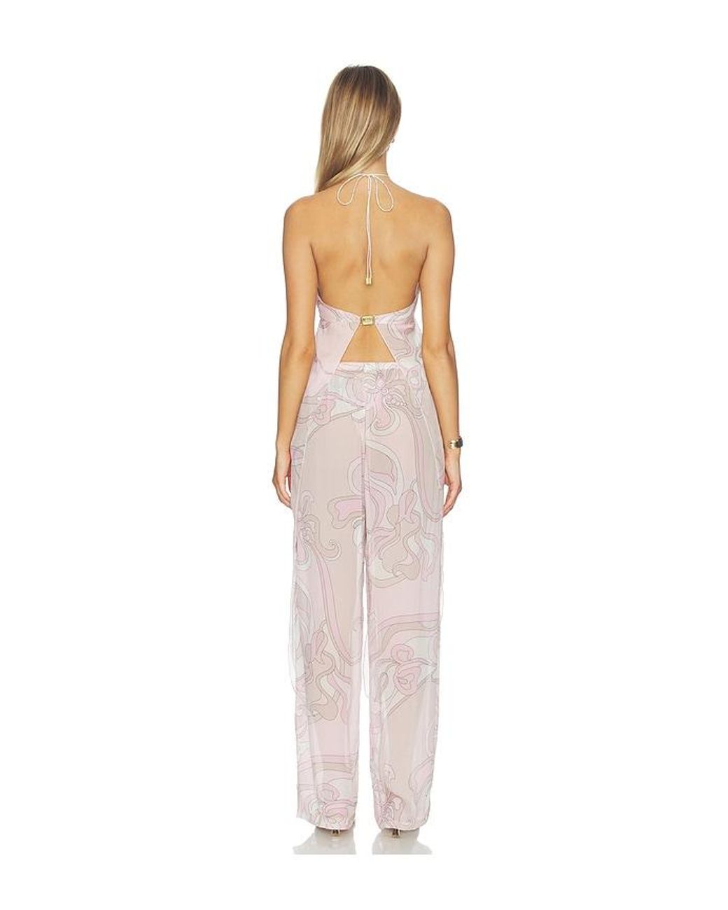 Cin Cin White Coral Moonstone Drape Top