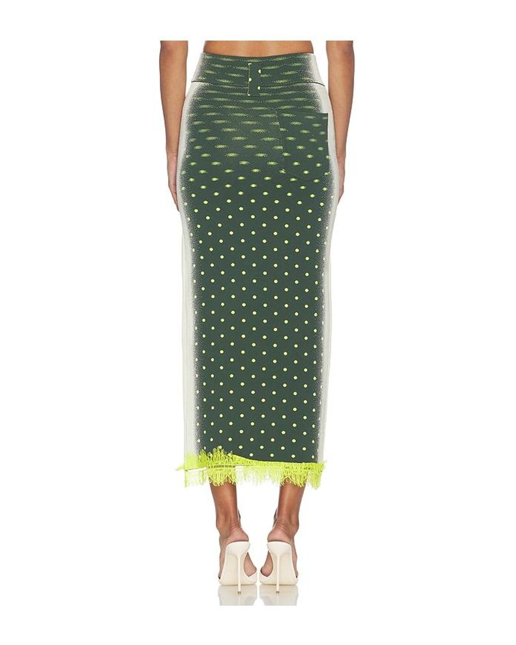 Ph5 Green Lily Midi Skirt