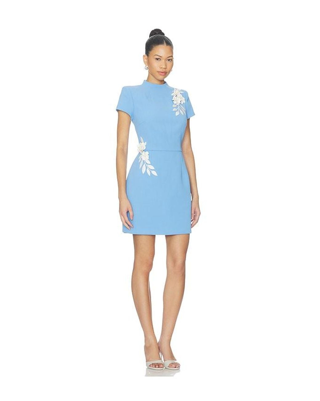 Nadine Merabi Blue Natalia Dress
