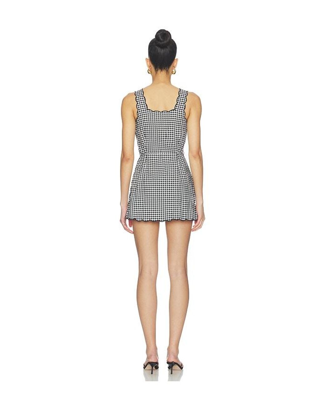 Montce Black Scalloped Betsie Dress