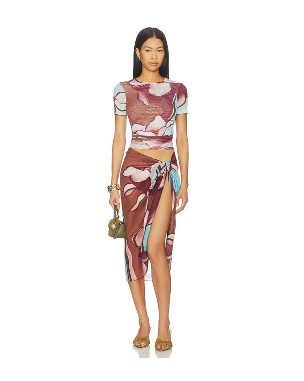 ROAME. Red Marley Tee