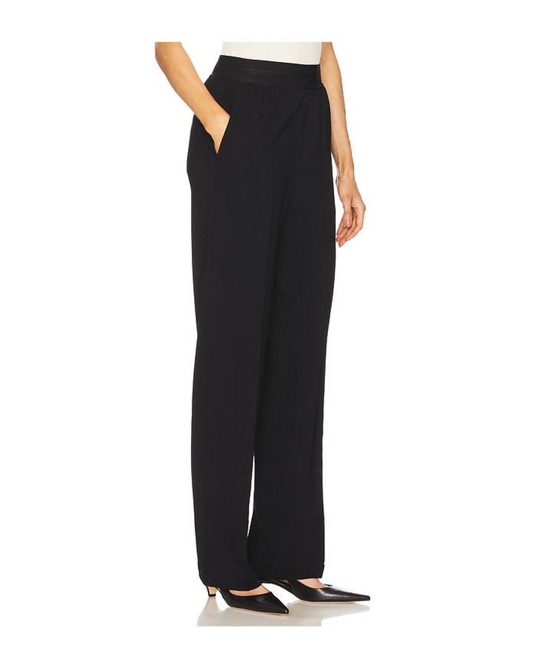 Helmut Lang Black Hose Mit Geradem Bein