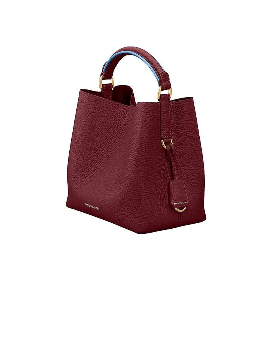 MAISON de SABR Red The Mini Bucket Bag