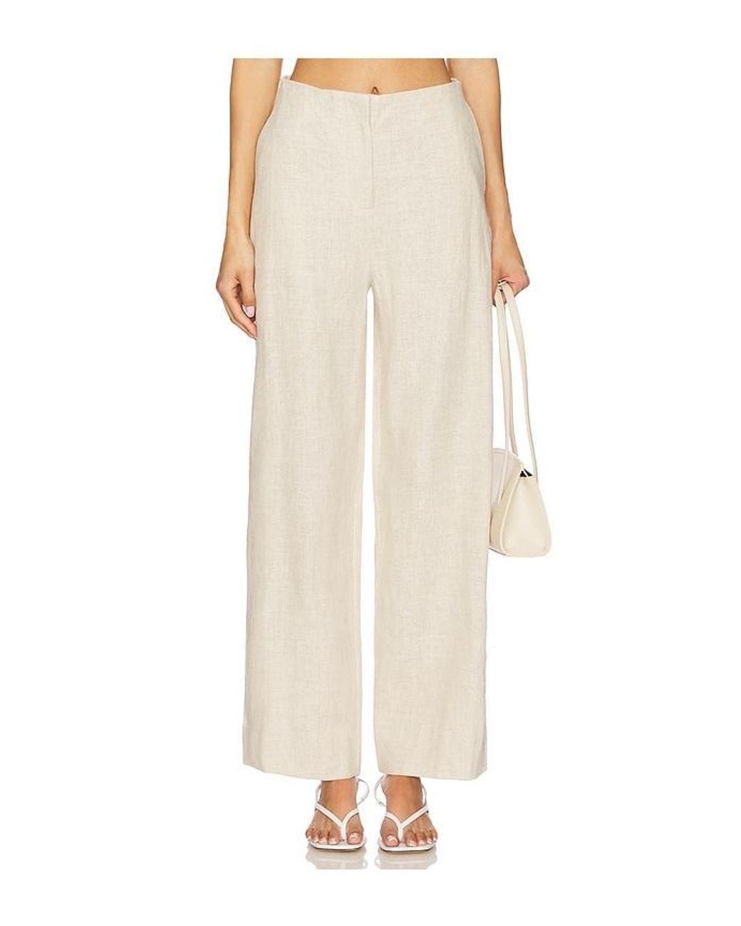 Faithfull The Brand White Meave Trouser