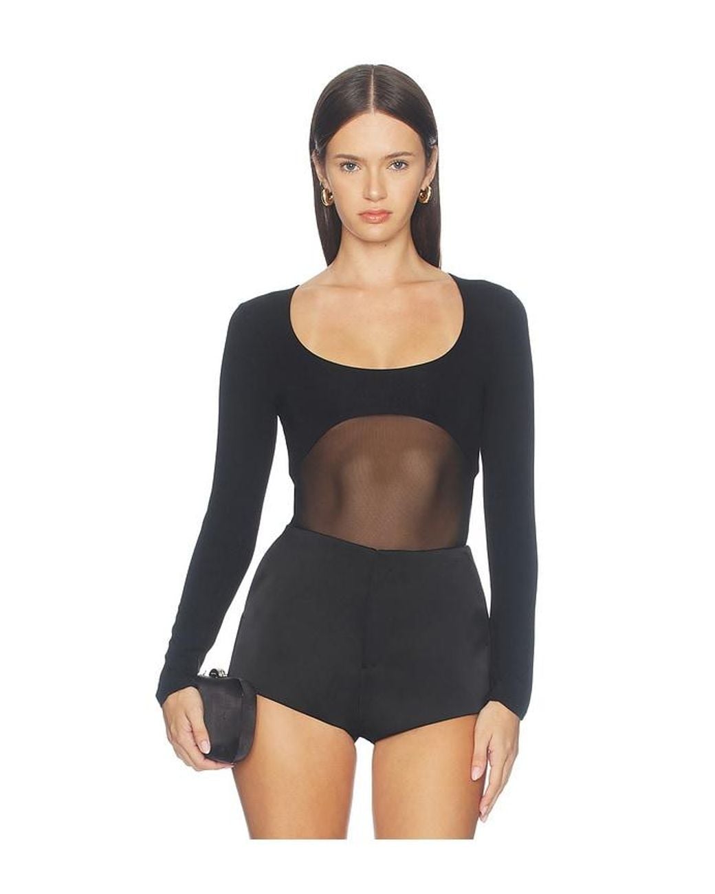 Sans Faff Black Georgia Bamboo Bodysuit