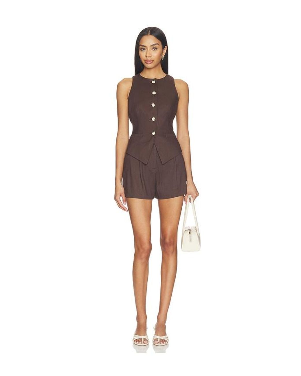Veronica Beard Brown Hartwell Vest