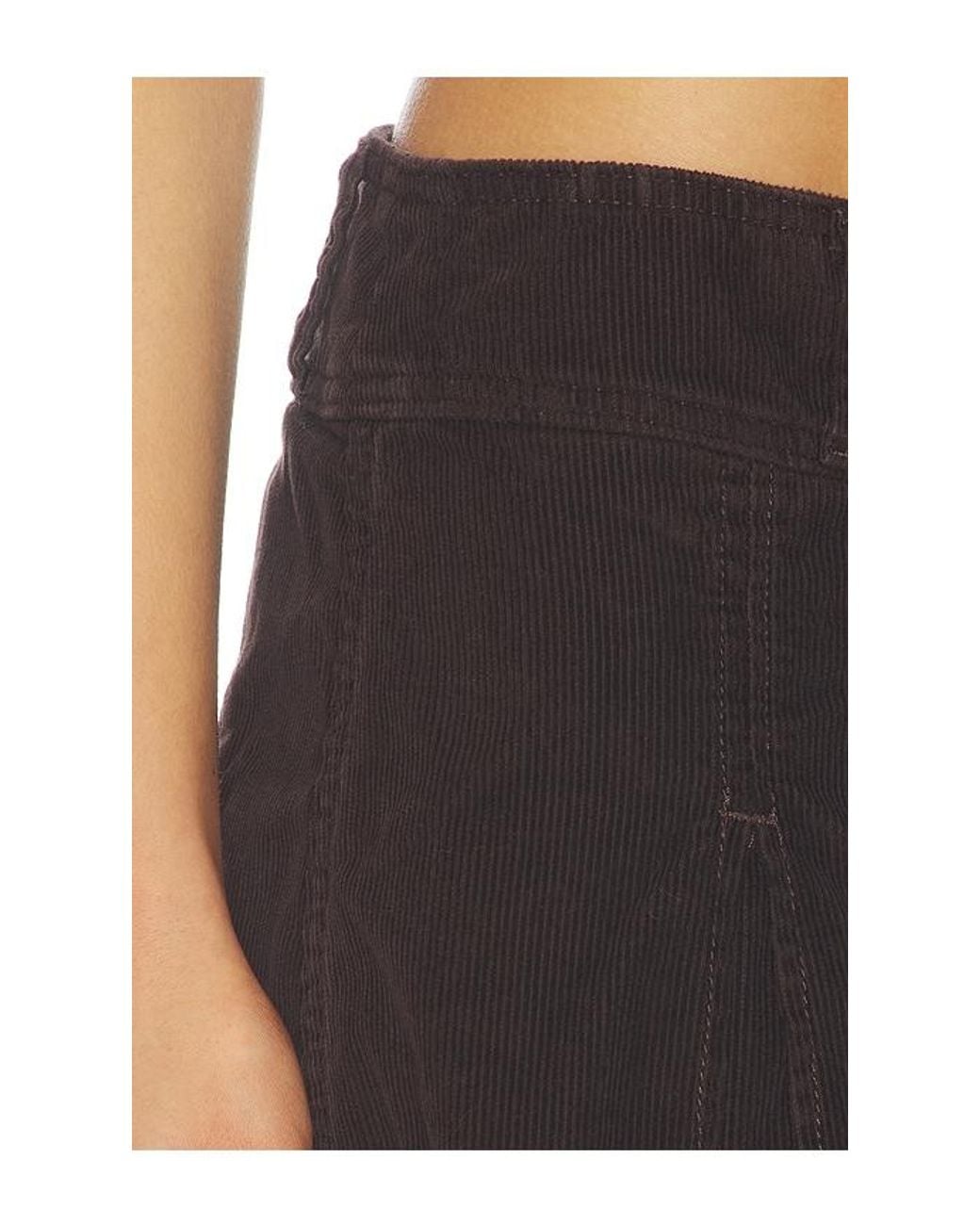 Levi's Black Inverted Pleat Mini Skirt