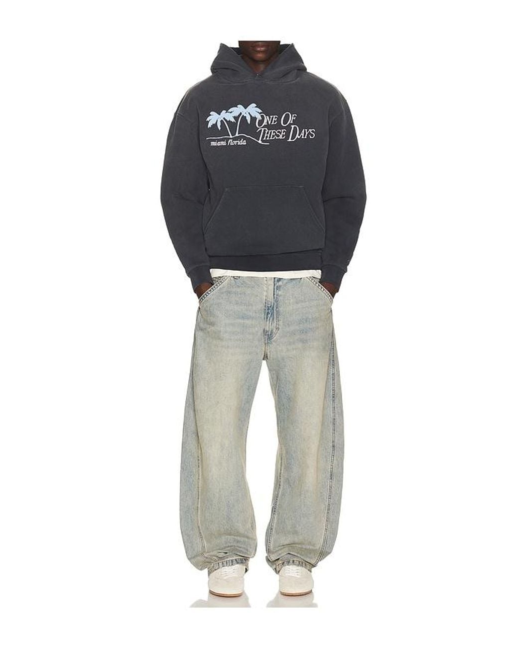 One Of These Days Black X Revolve X Fwrd Miami Design 04 Hoodie for men