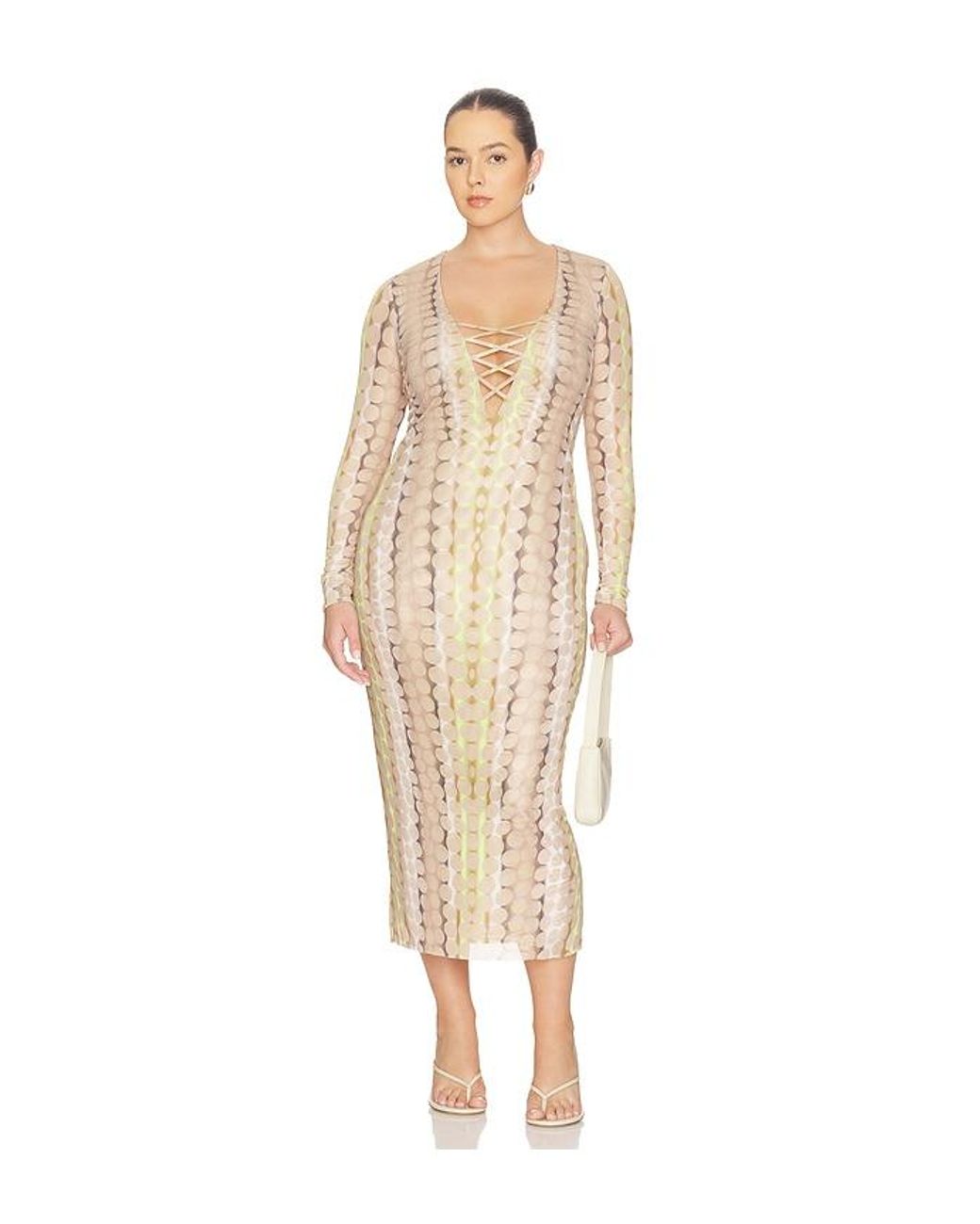 AFRM White Cambria Dress
