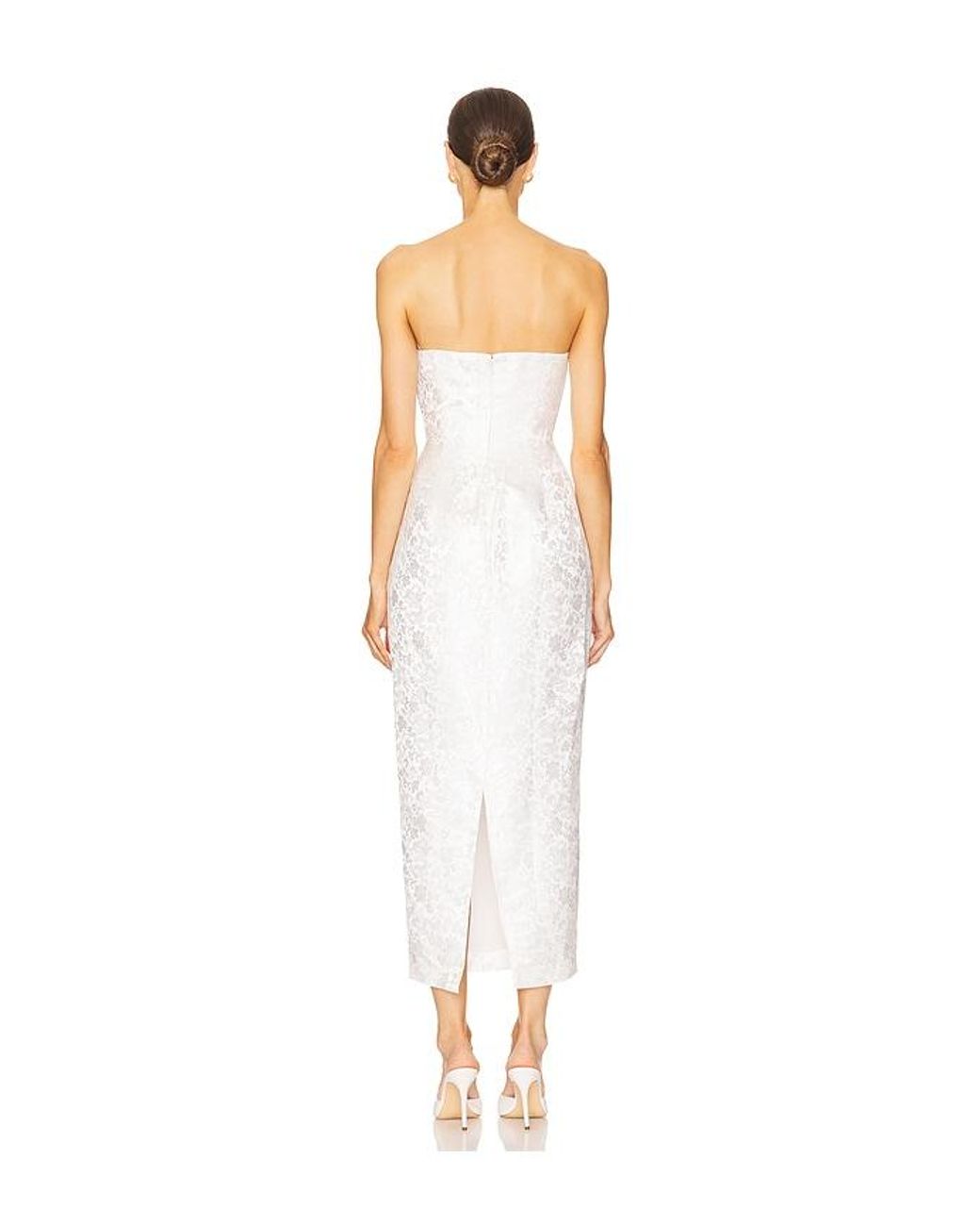 SAU LEE White Jennifer Dress
