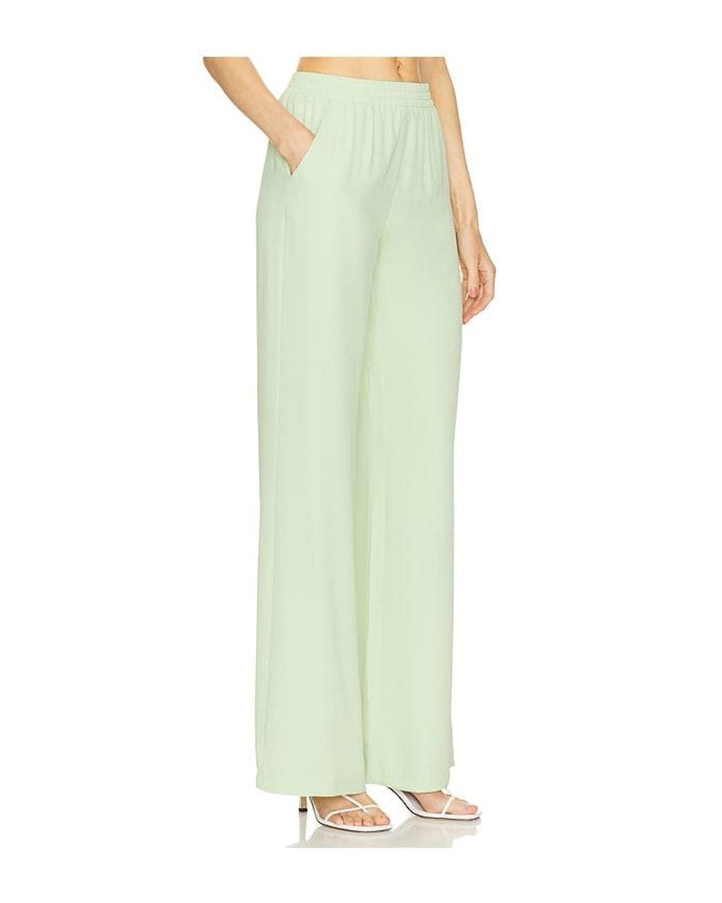 Amanda Uprichard Green Vera Pants