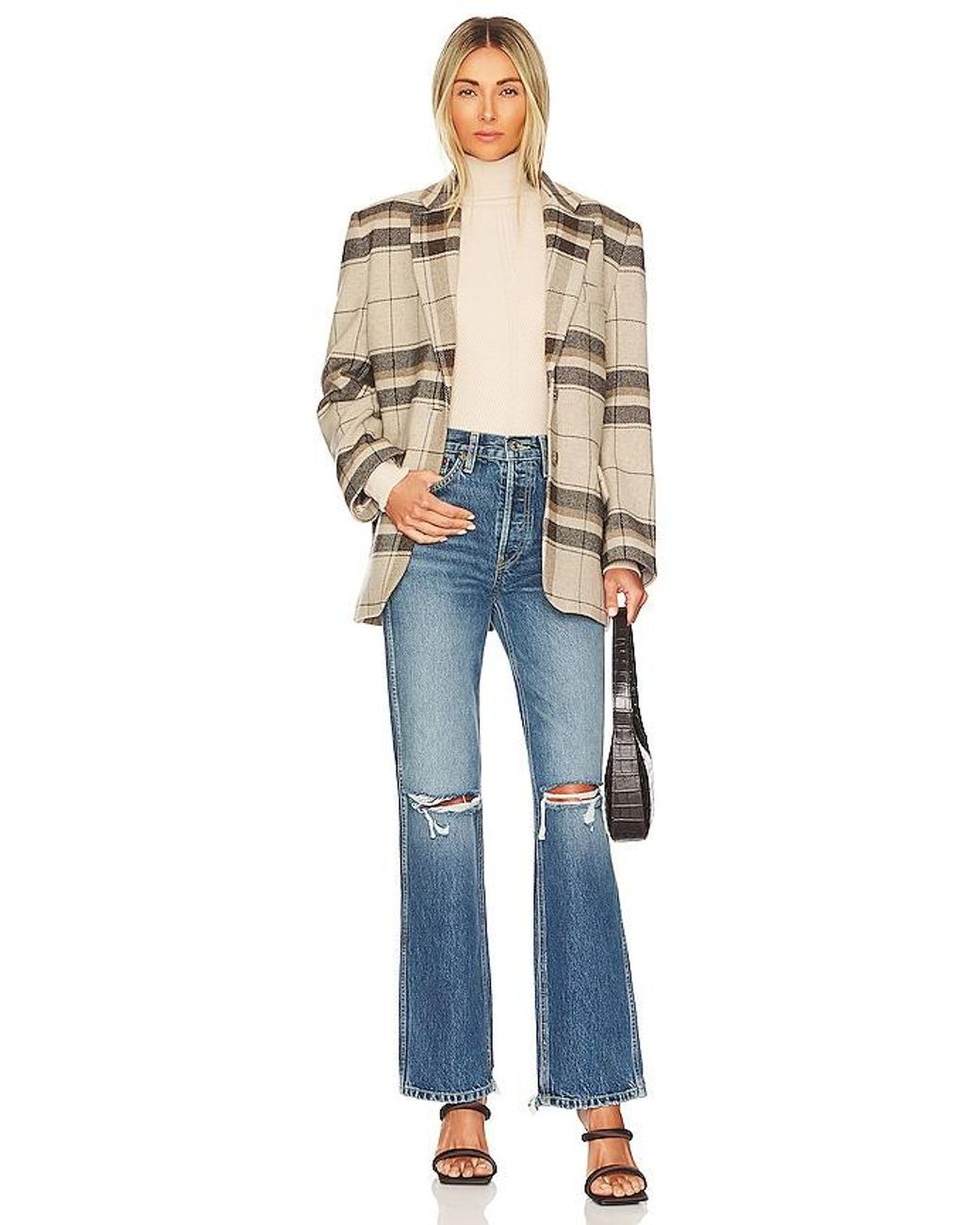 House of Harlow 1960 Blue X Revolve Peyton Turtleneck Sweater