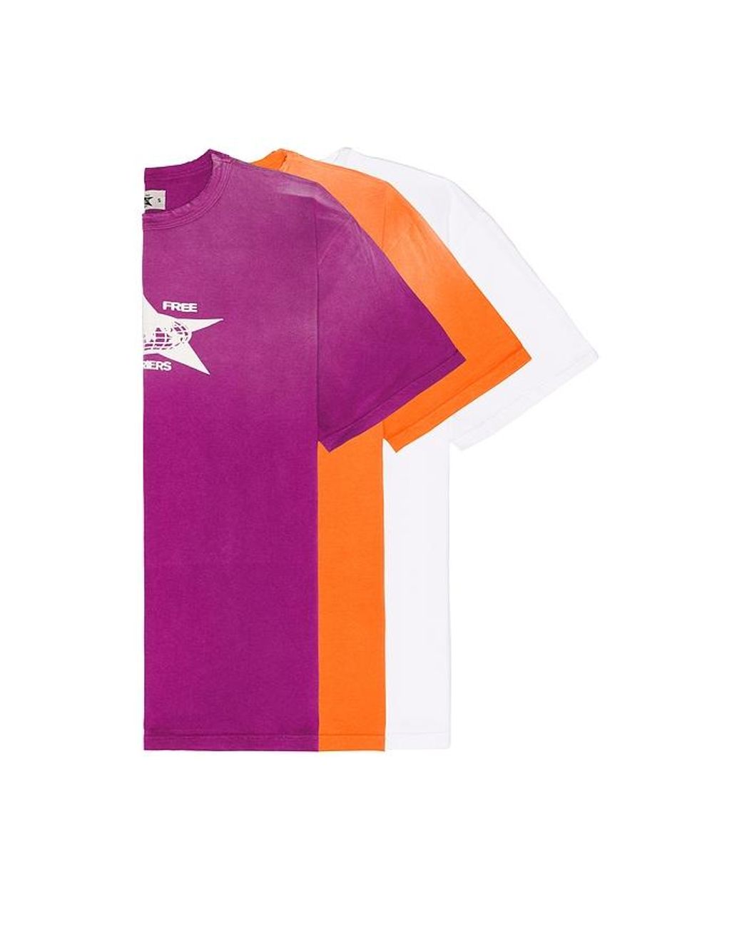 Barriers Worldwide Pink 3-Pack Logo T-Shirts for men