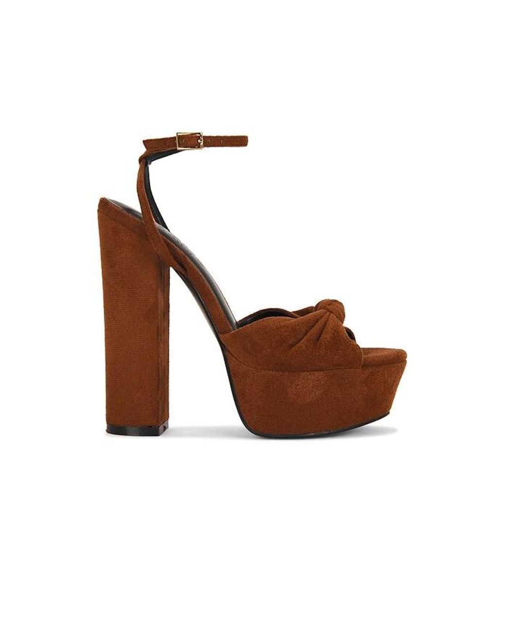 Femme LA Brown Janis Platform