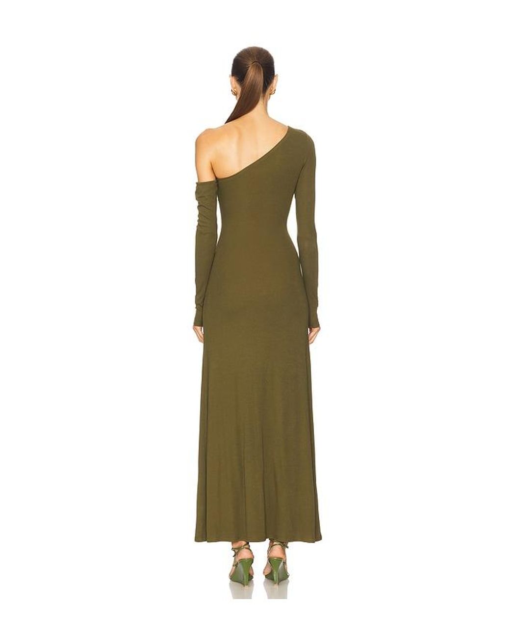 Seven Wonders Bianca One Shoulder Maxi Dress in Green | Lyst UK