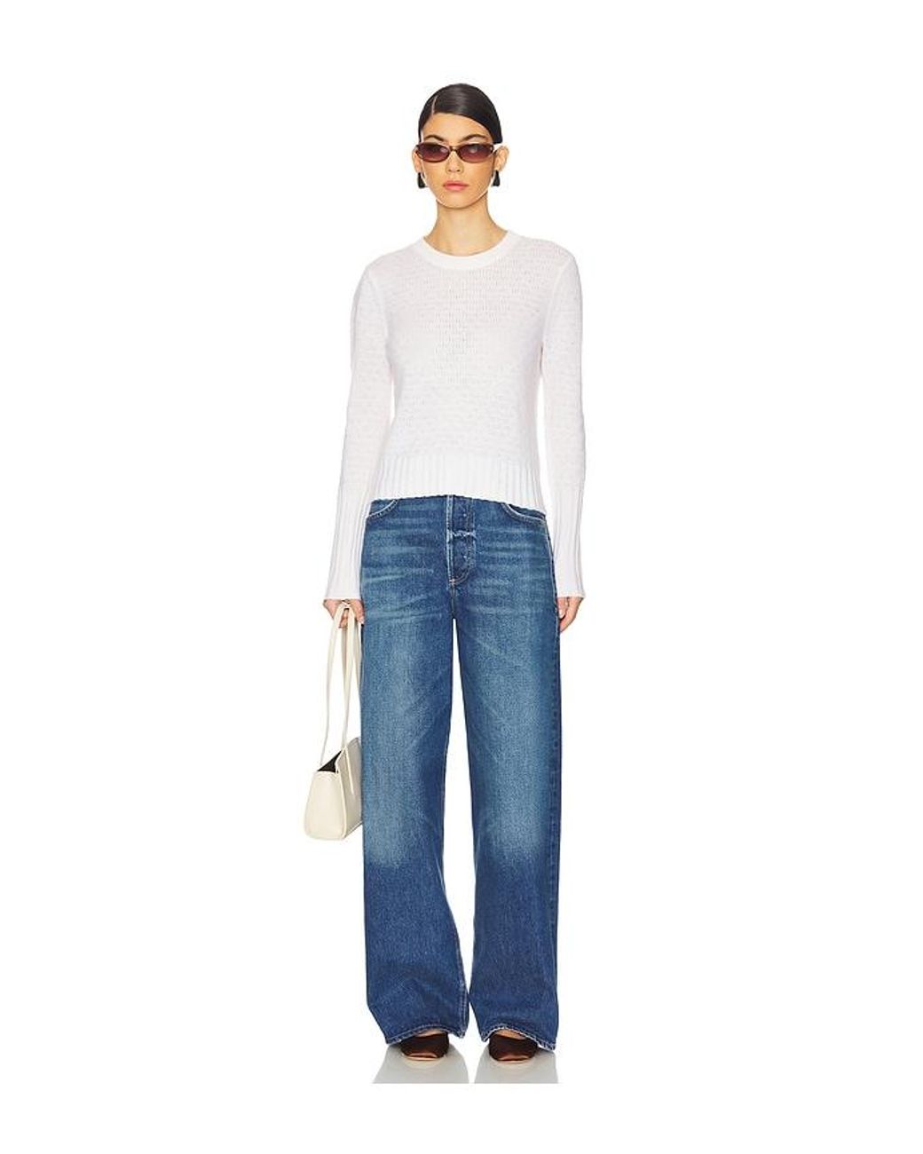 Citizens of Humanity Blue Petite Ayla Baggy Jeans
