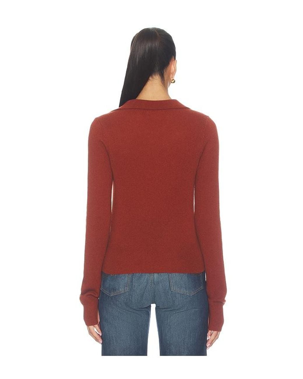 ÉTERNE Red Kaschmirpullover Vance