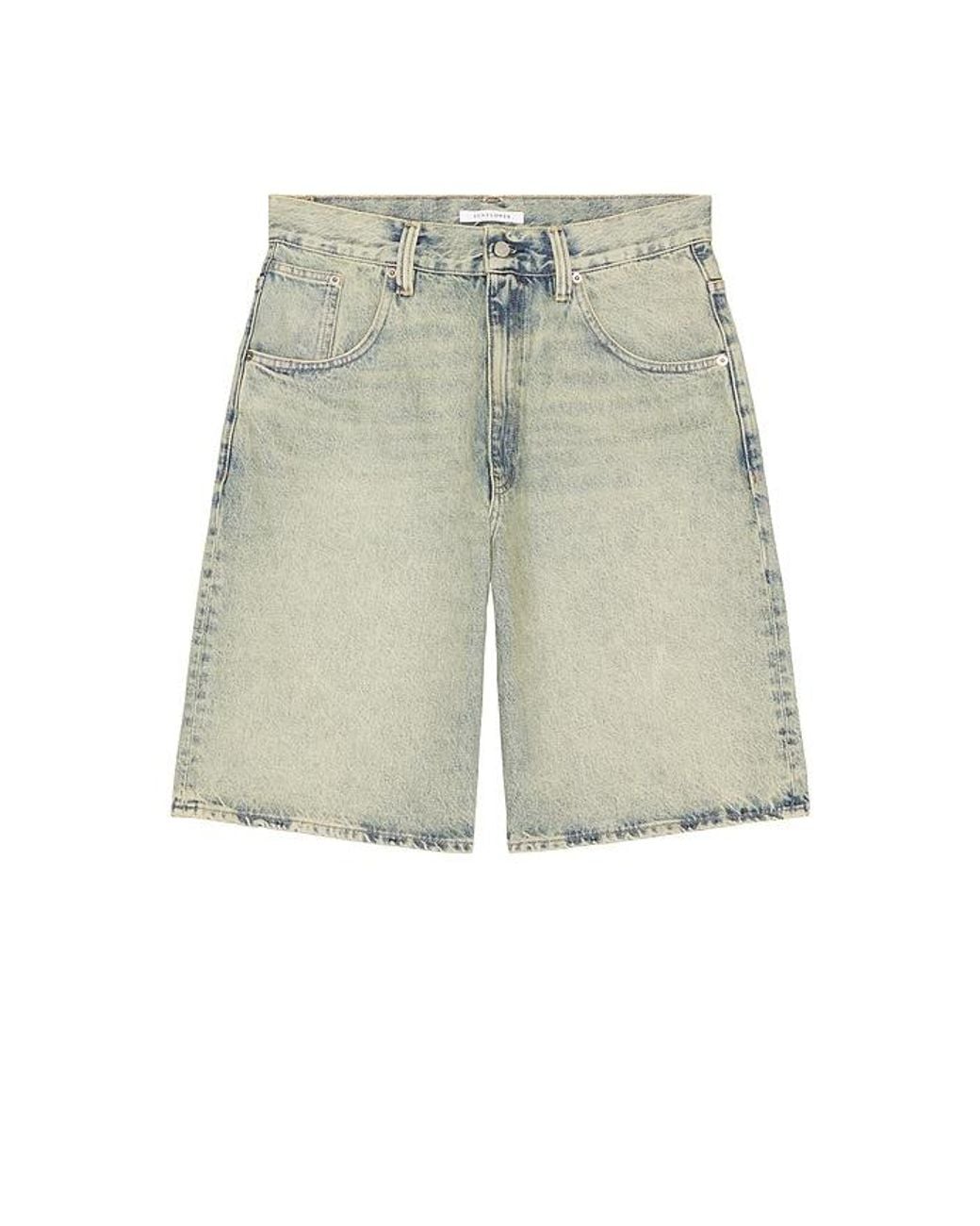 sunflower Natural Super Wide Denim Short for men