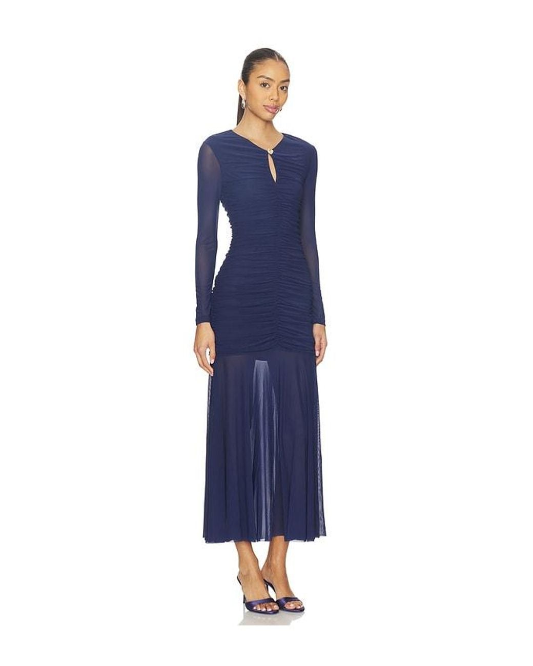 Astr Blue Yasmine Dress