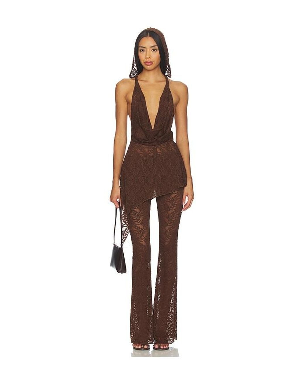 superdown Brown Colson Pant Set