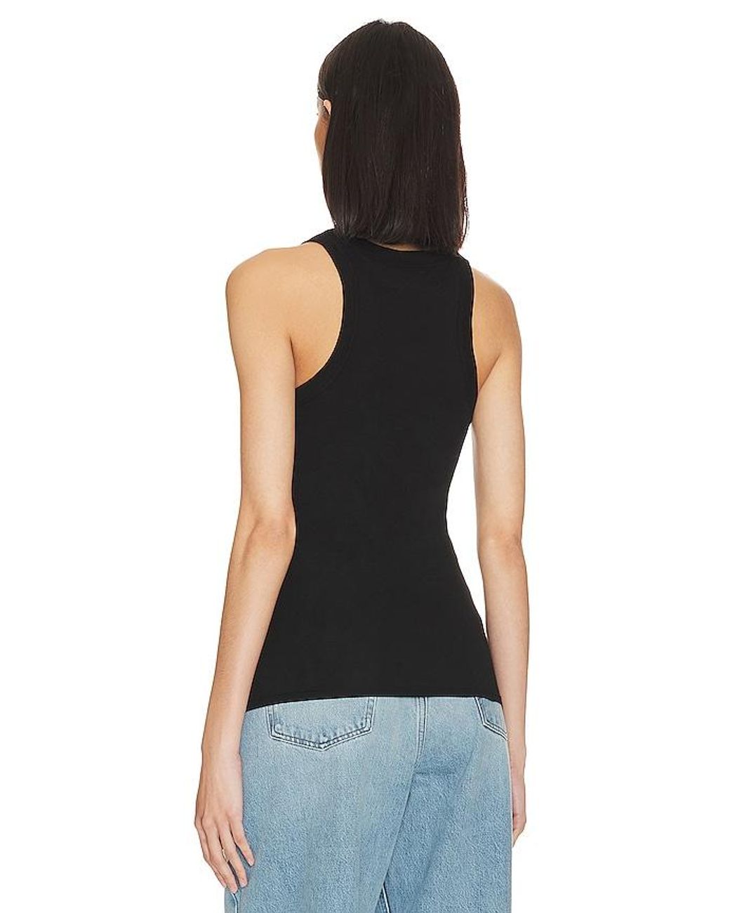 Enza Costa Blue Bold Sheath Tank