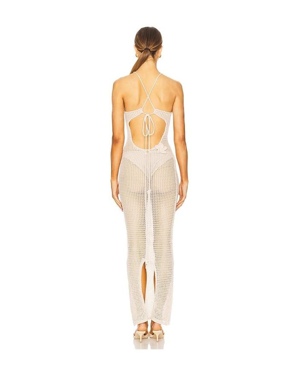 Bananhot White Hilsa Maxi Dress