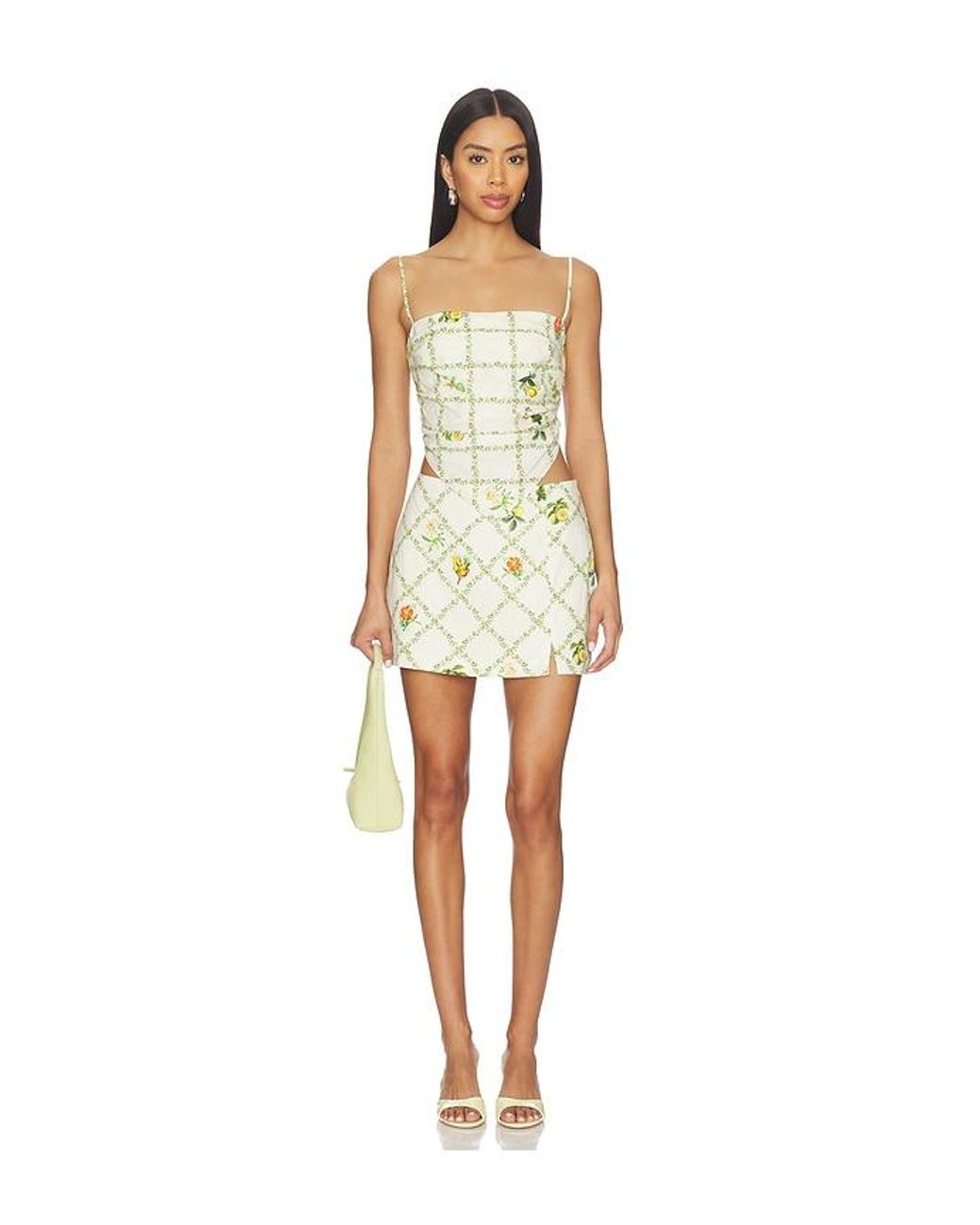 Amanda Uprichard Yellow Dale Skort