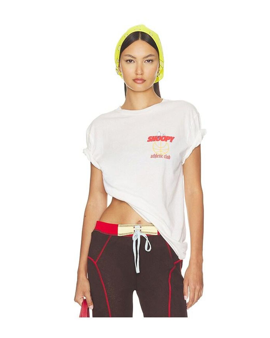 The Forecast Agency White Peanuts Athletic Tee for men