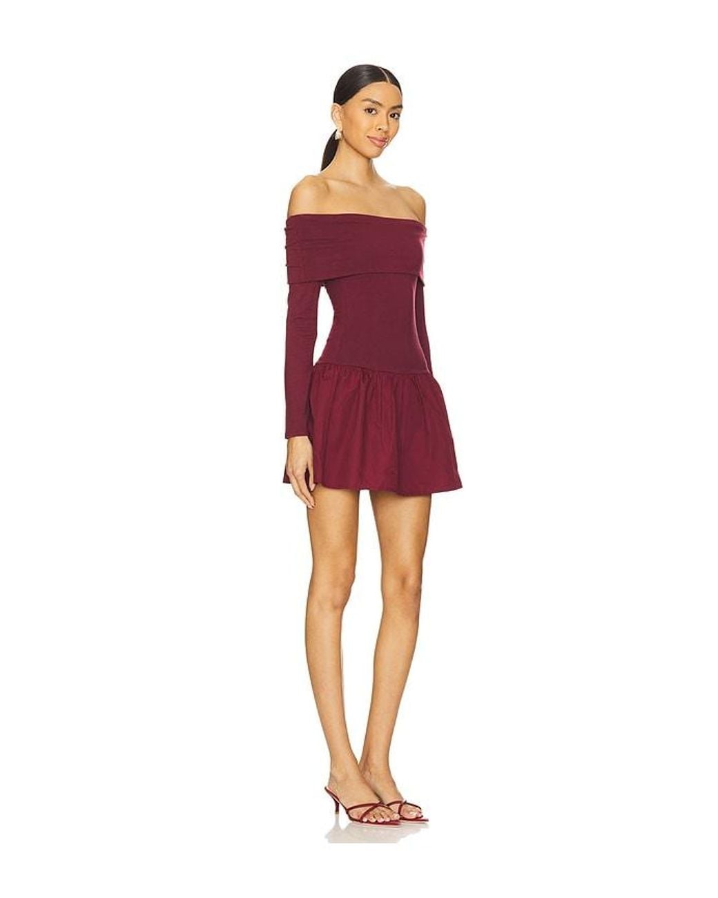 ALL THE WAYS Red Madley Mini Dress