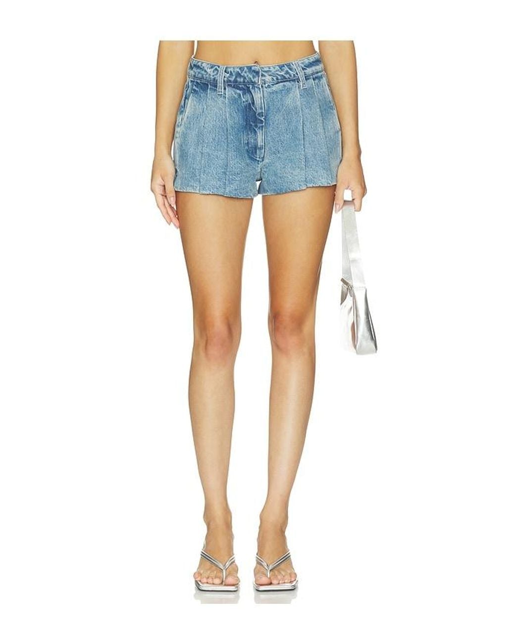 retroféte Blue Zayna Denim Short