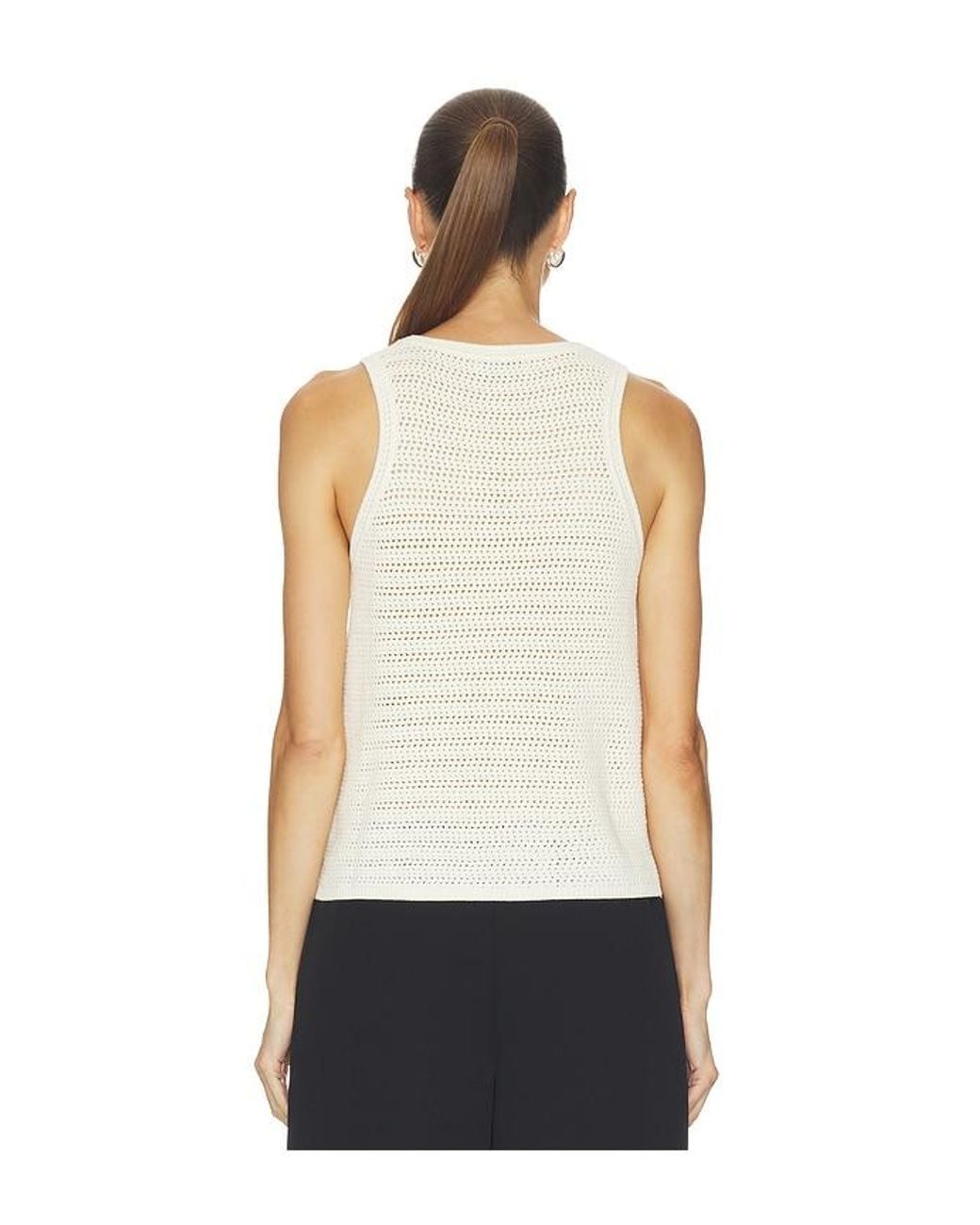 Anine Bing White Arie Tank