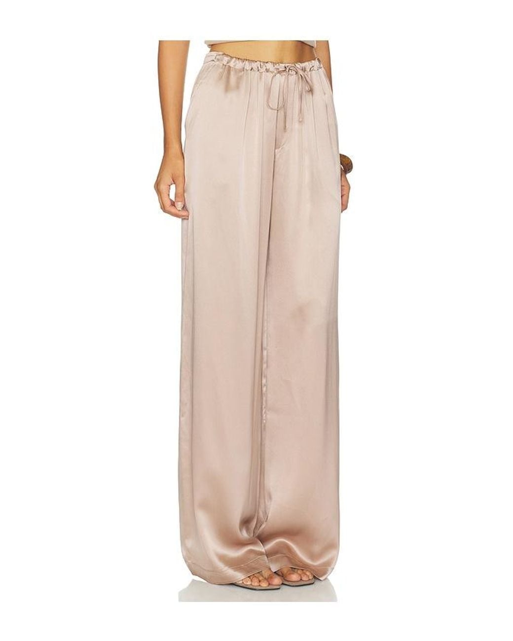 SABLYN Natural Silk Gemma Pull On Straight Leg Pant