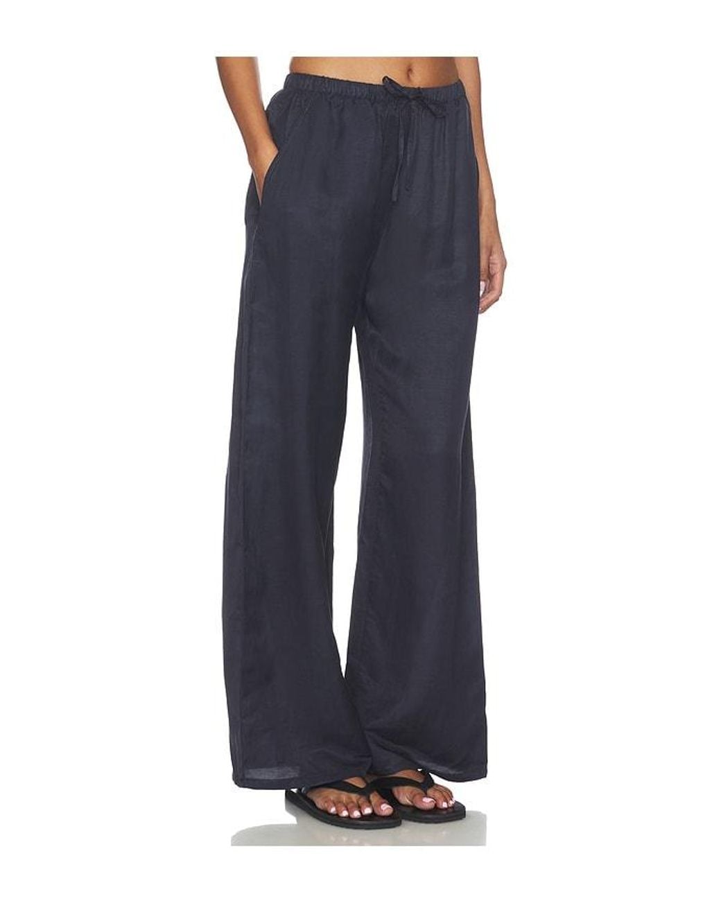 Leset Blue Daniel Drawstring Pocket Pant
