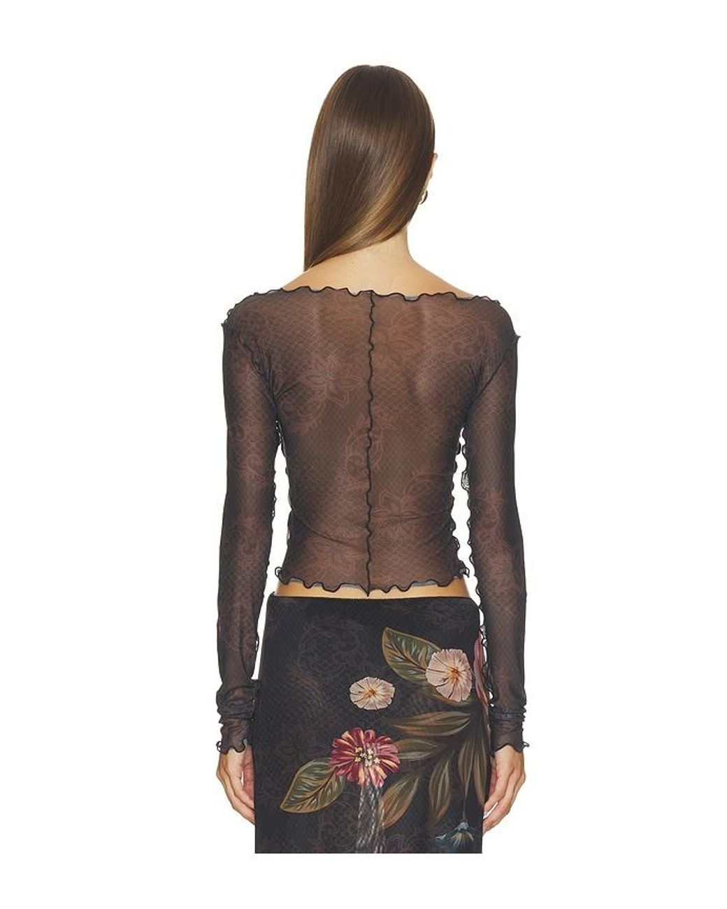 Agua Bendita Black Liana Crop-Top