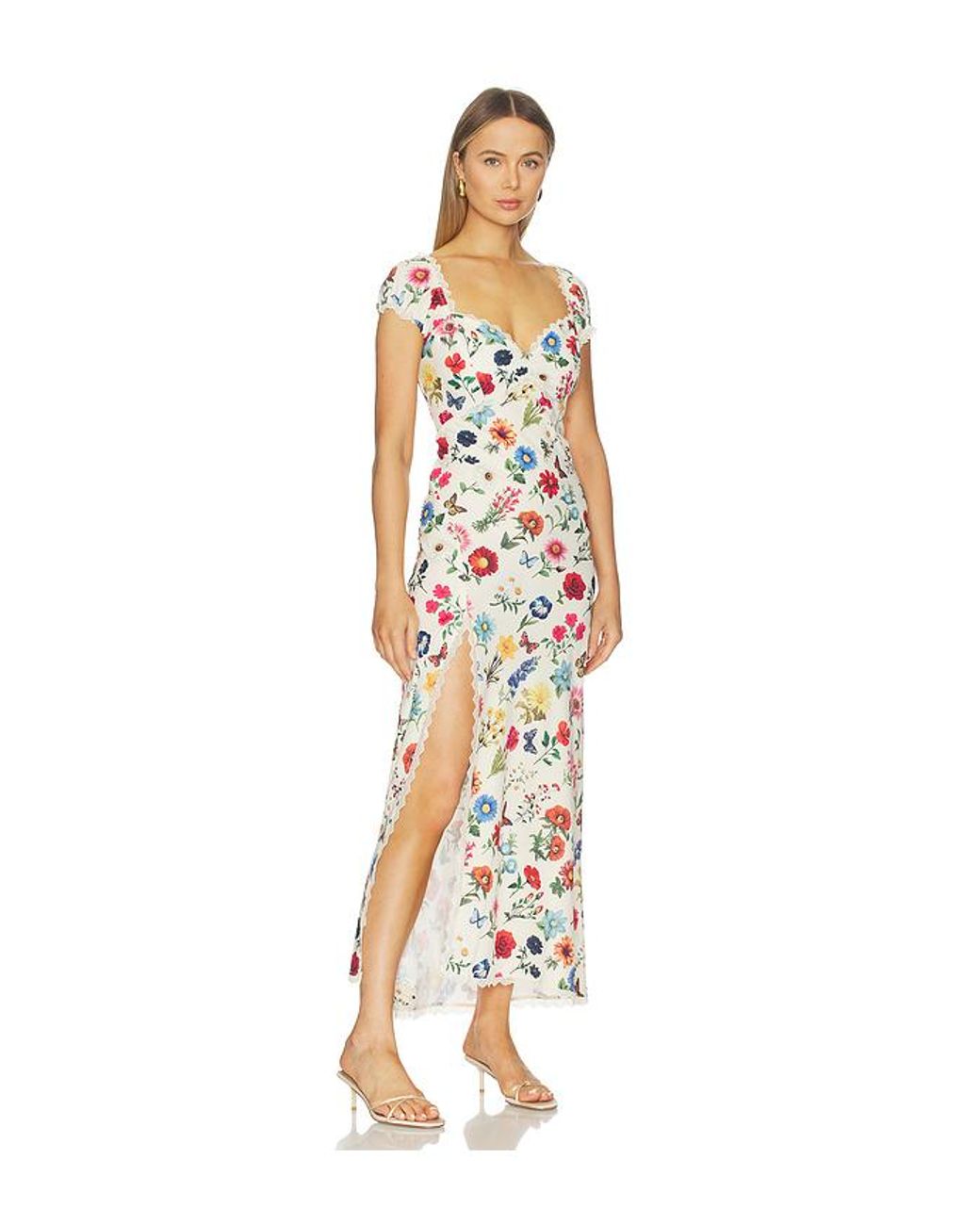 Vestido Nicola En Color Ivory Talla (También En M, S, Xs) Show Me Your Mumu de color White