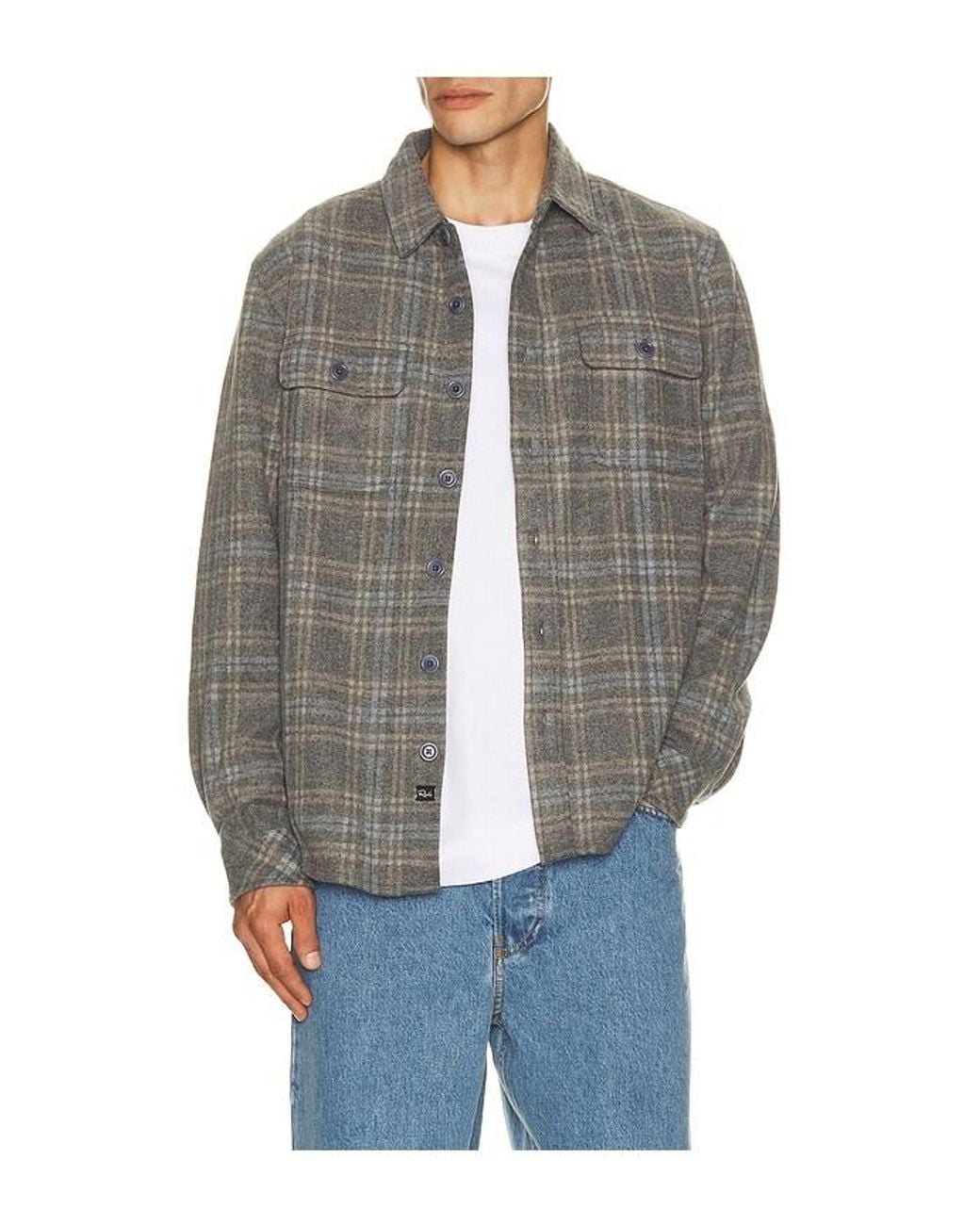 Rails Gray Alder Shirt for men