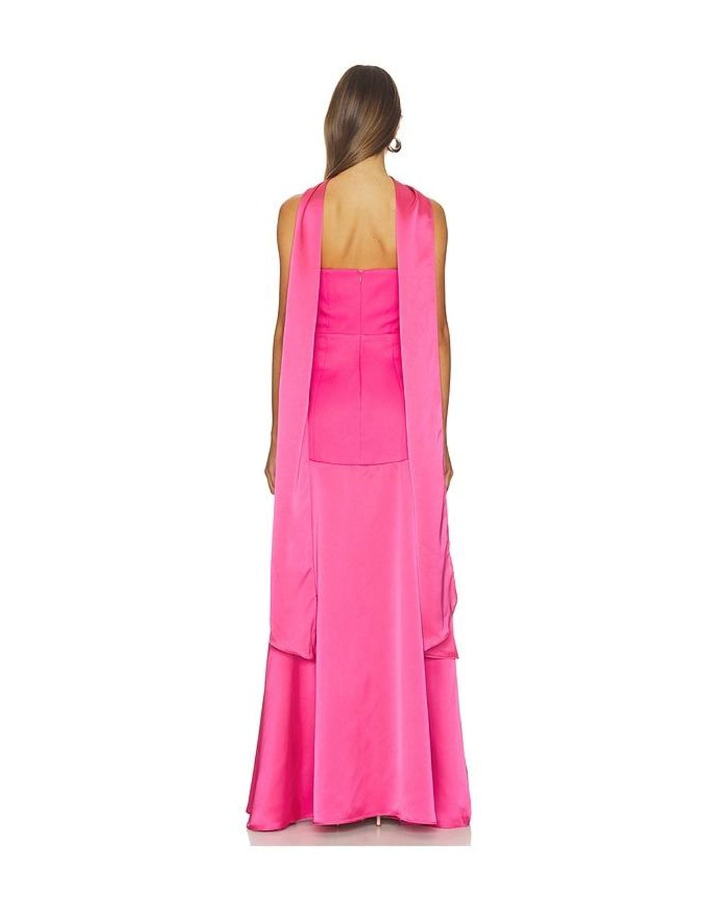 Elliatt Pink Noralyn Strapless Gown