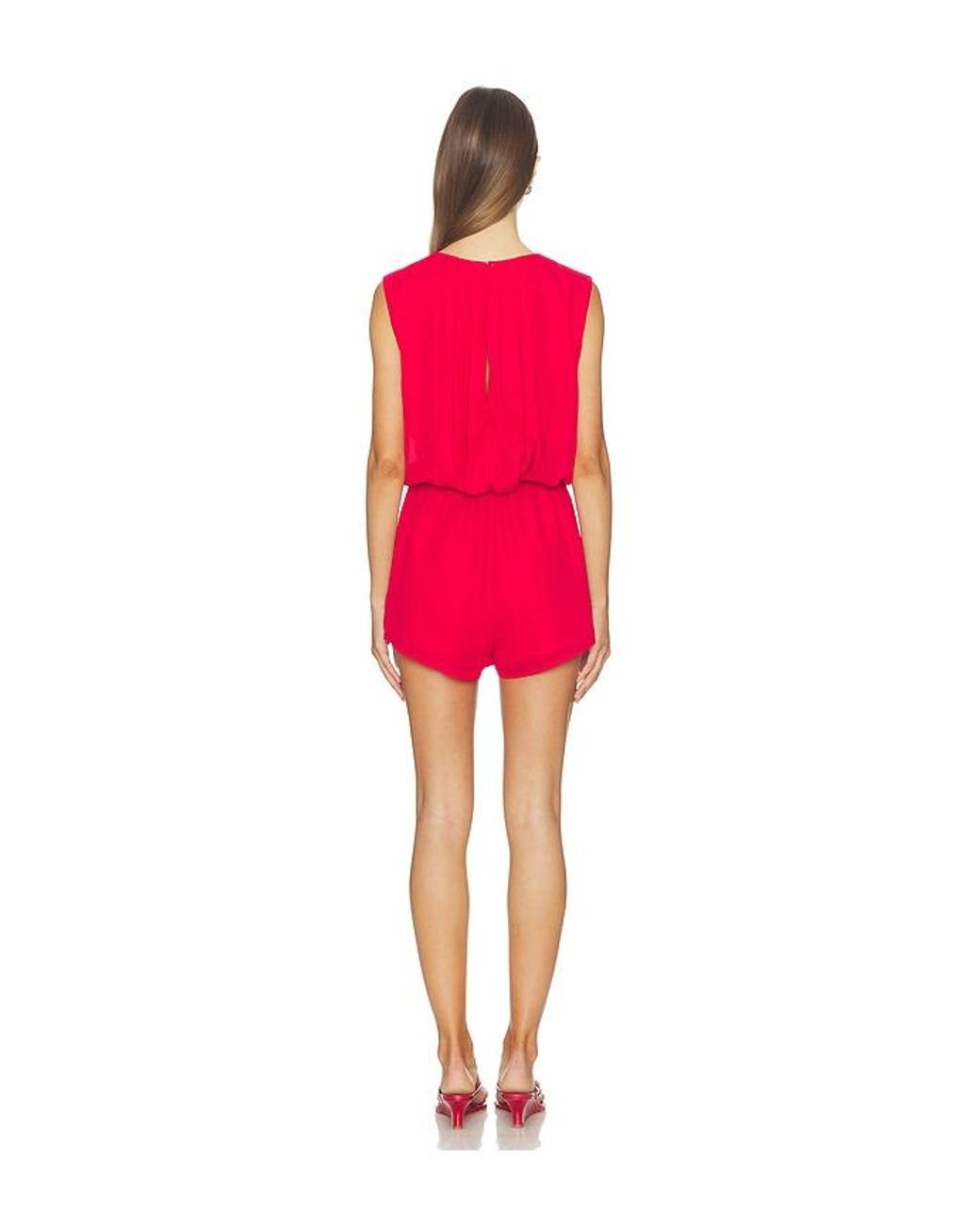 MORE TO COME Red Noah Romper