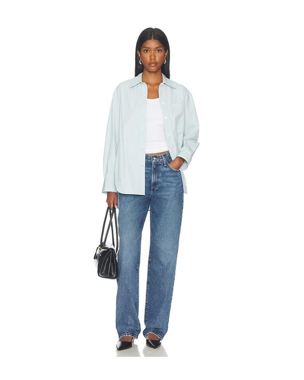 Anine Bing White Scott Shirt
