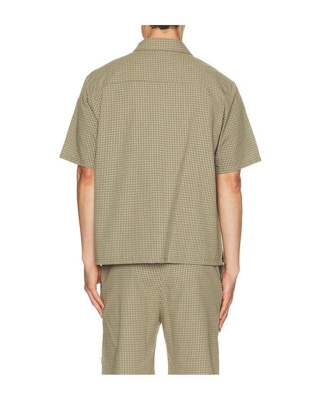 BOUND Hemd Gingham in Natural für Herren