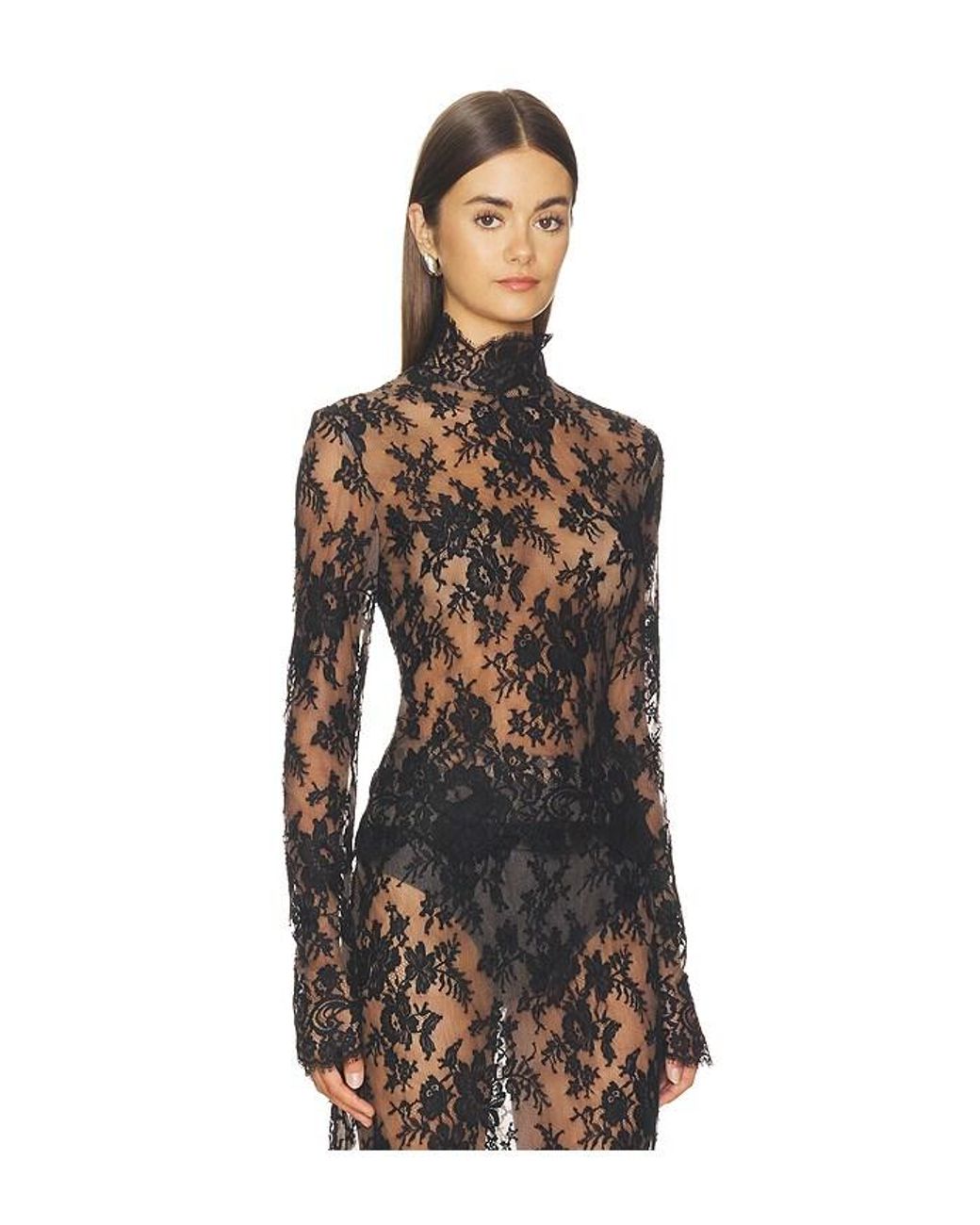 FRANÃOISE Black Franoise Paulina Top