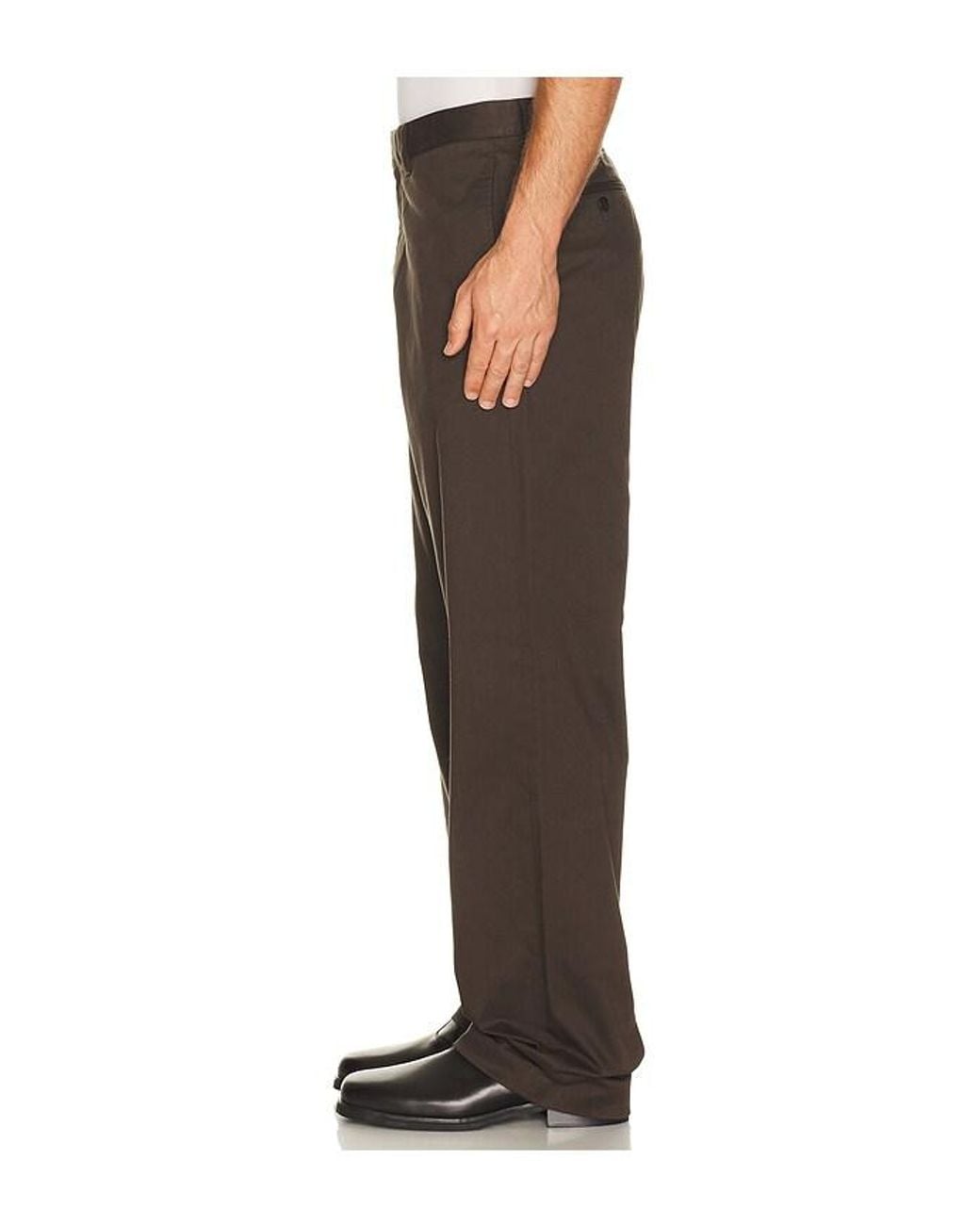 Theory Black Stretch Chino Pant for men