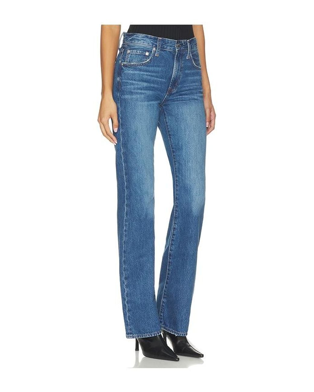 Pistola Blue Petite Dakota High Rise Authentic Bootcut Jean