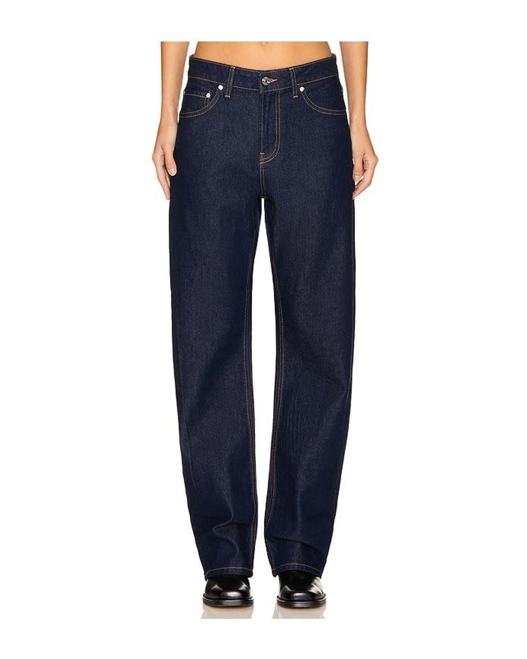 EB DENIM Blue Alida Loose Bowed Jeans