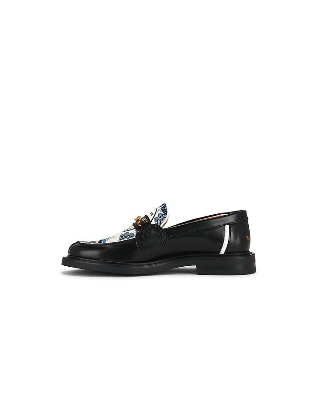Filling Pieces Black Broken Plate Loafer for men